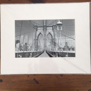 New York City, photographic prints, set of 5, b&w